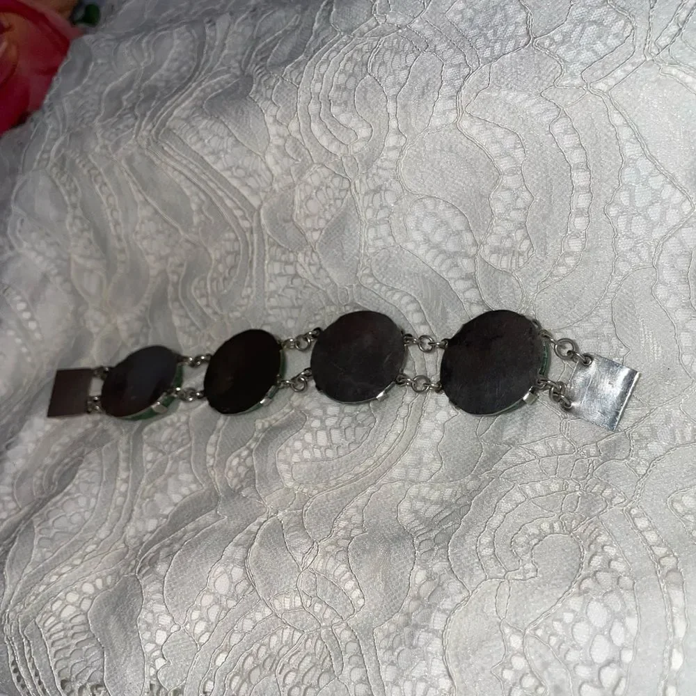 Elegant Vintage Green Aventurine Bracelet